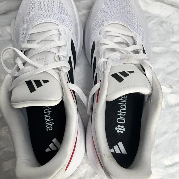 ***Adidas***   Mens Runfalcon 5 in Cloud White/Core Black/Better Scarlet Size 7 - Picture 3 of 9